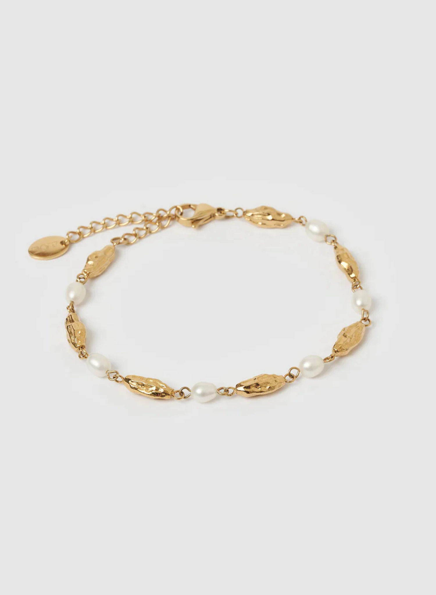 Mimi Pearl and Gold Bracelet