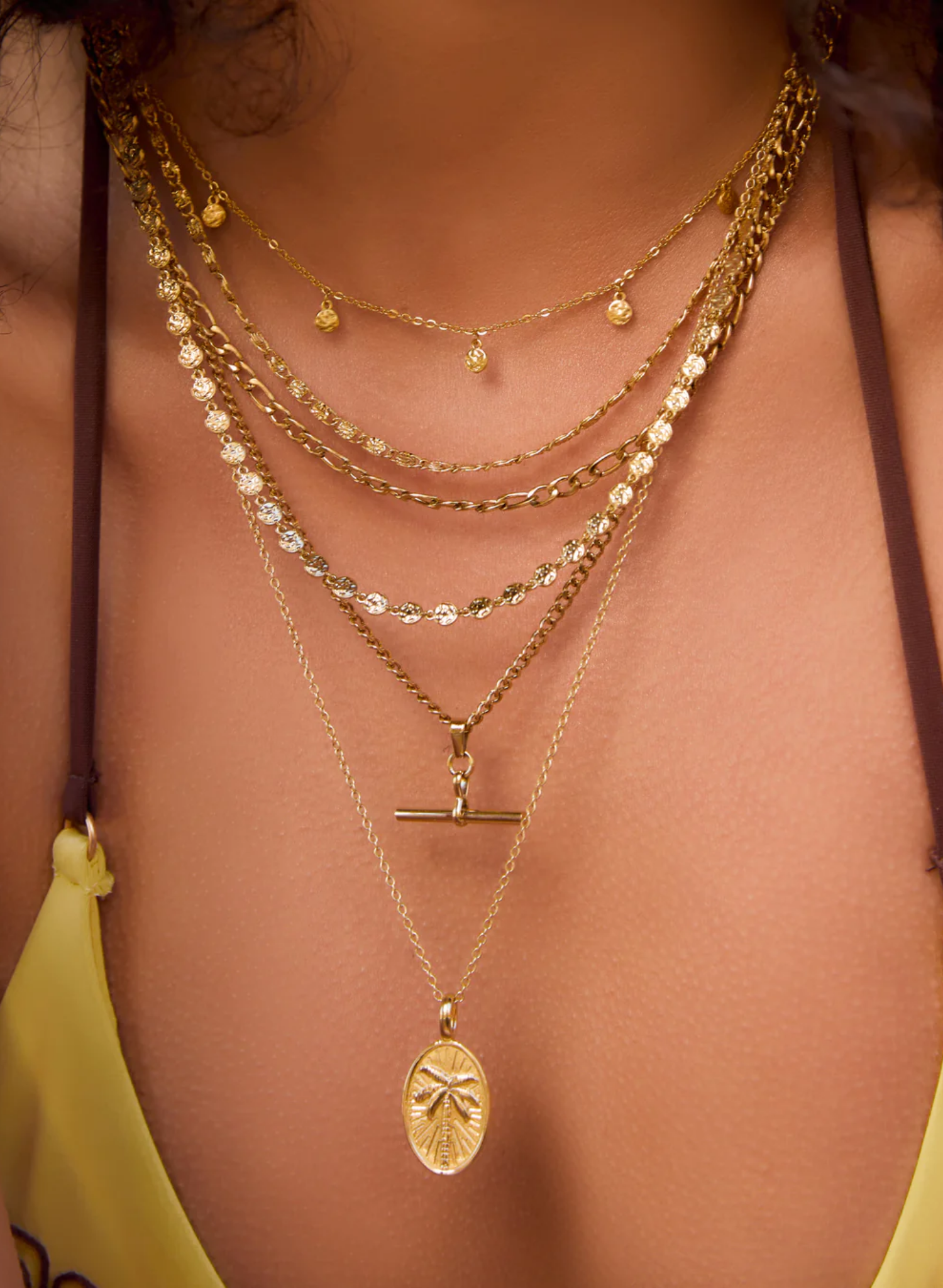 Atlas Gold Necklace