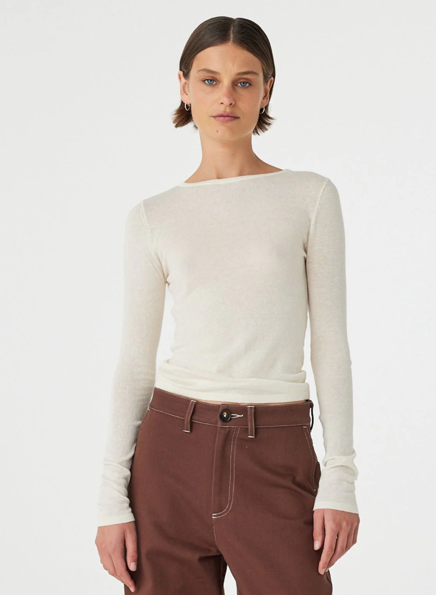 Aston LS Top - Cream