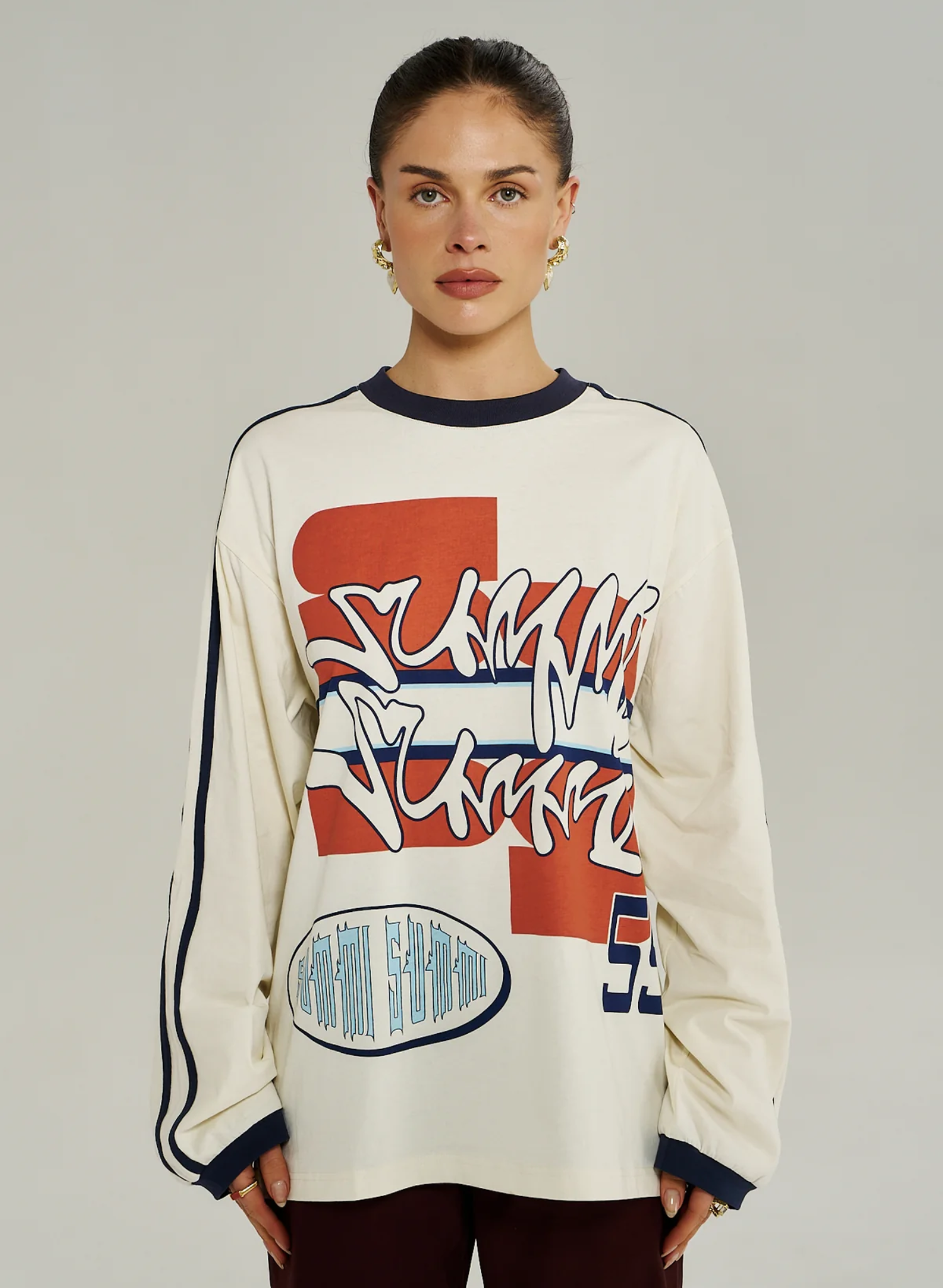 Bleu 55 LS Tee - Vintage White