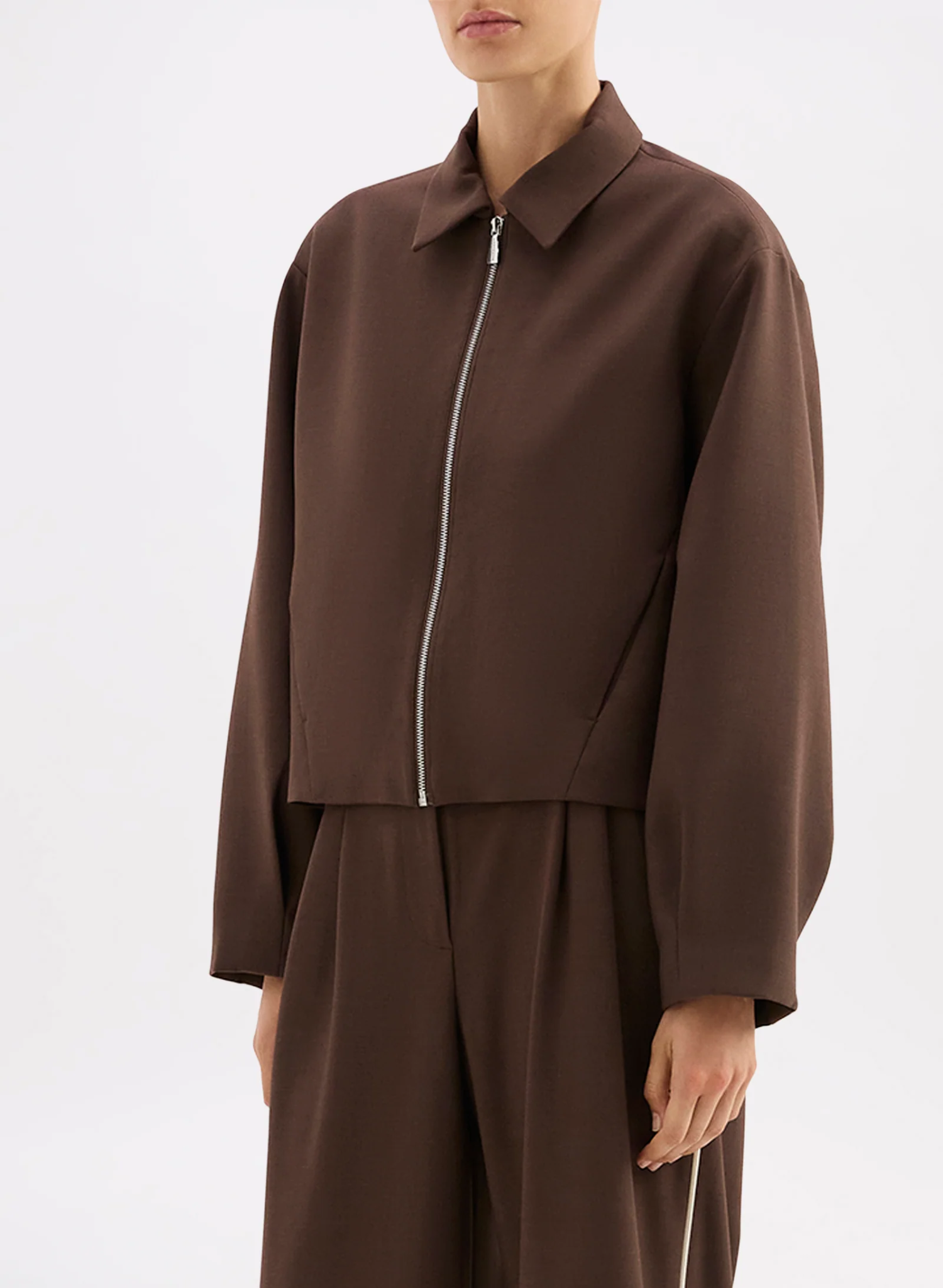 Abigail Bomber - Walnut