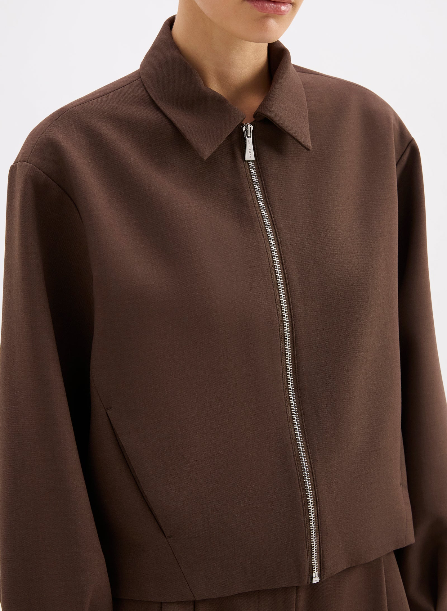 Abigail Bomber - Walnut