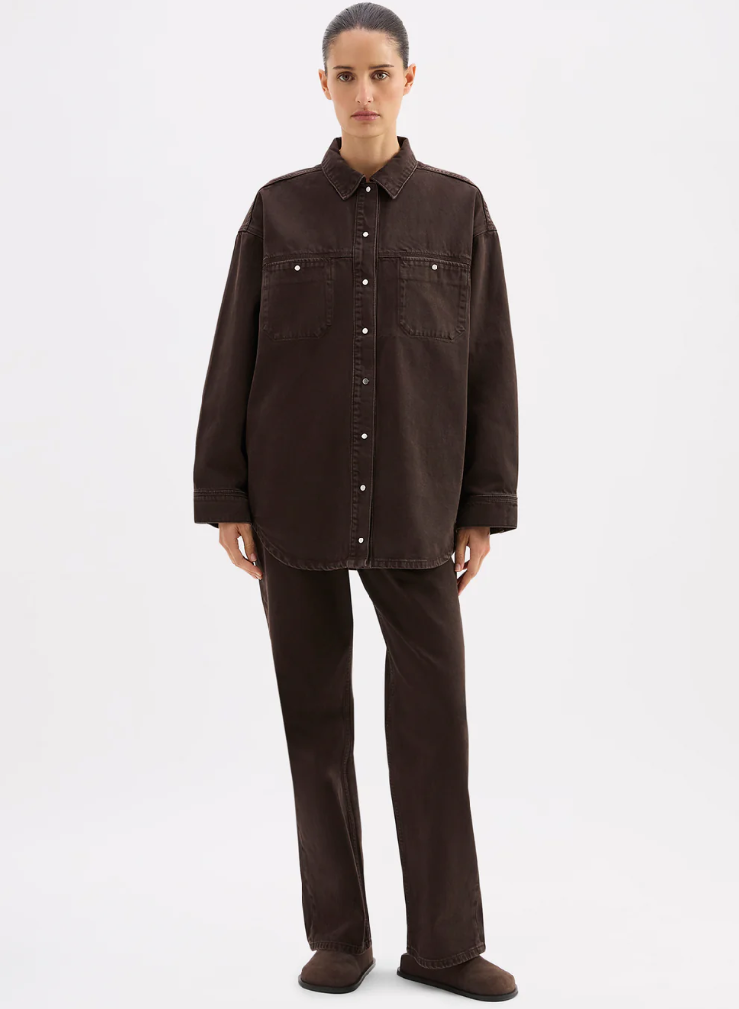 Brax Denim Jacket - Espresso