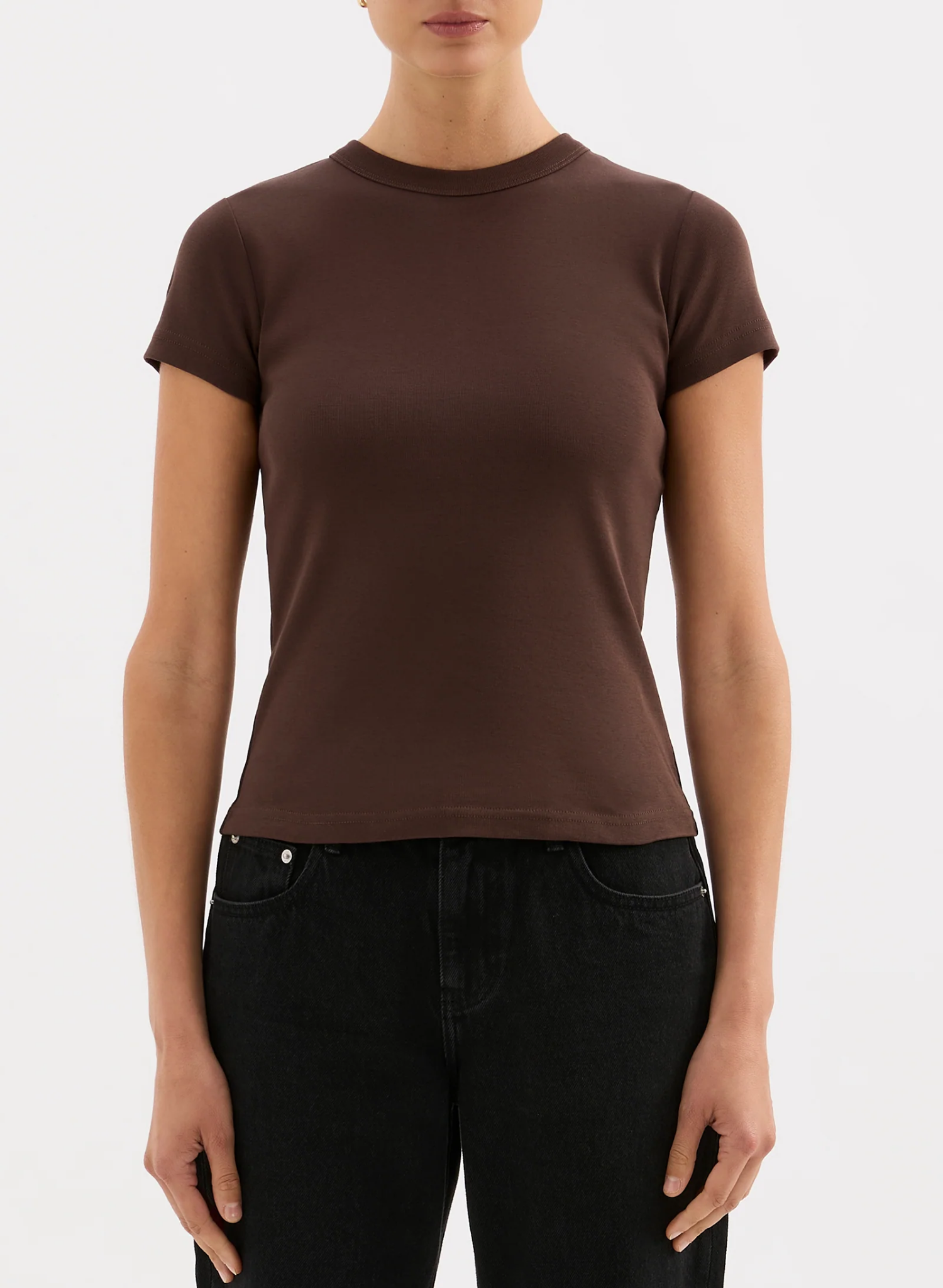 Organic Baby Tee - Chocolate