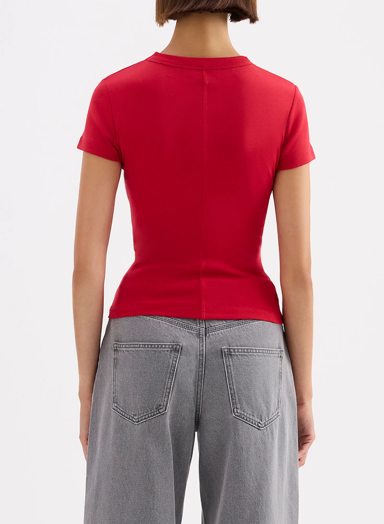 Organic Baby Tee - Cherry