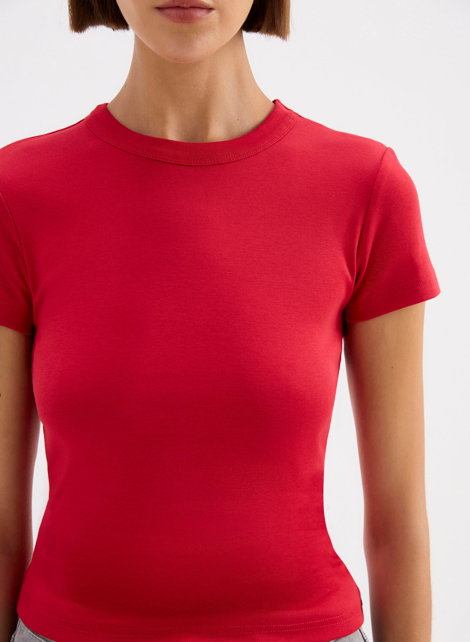 Organic Baby Tee - Cherry