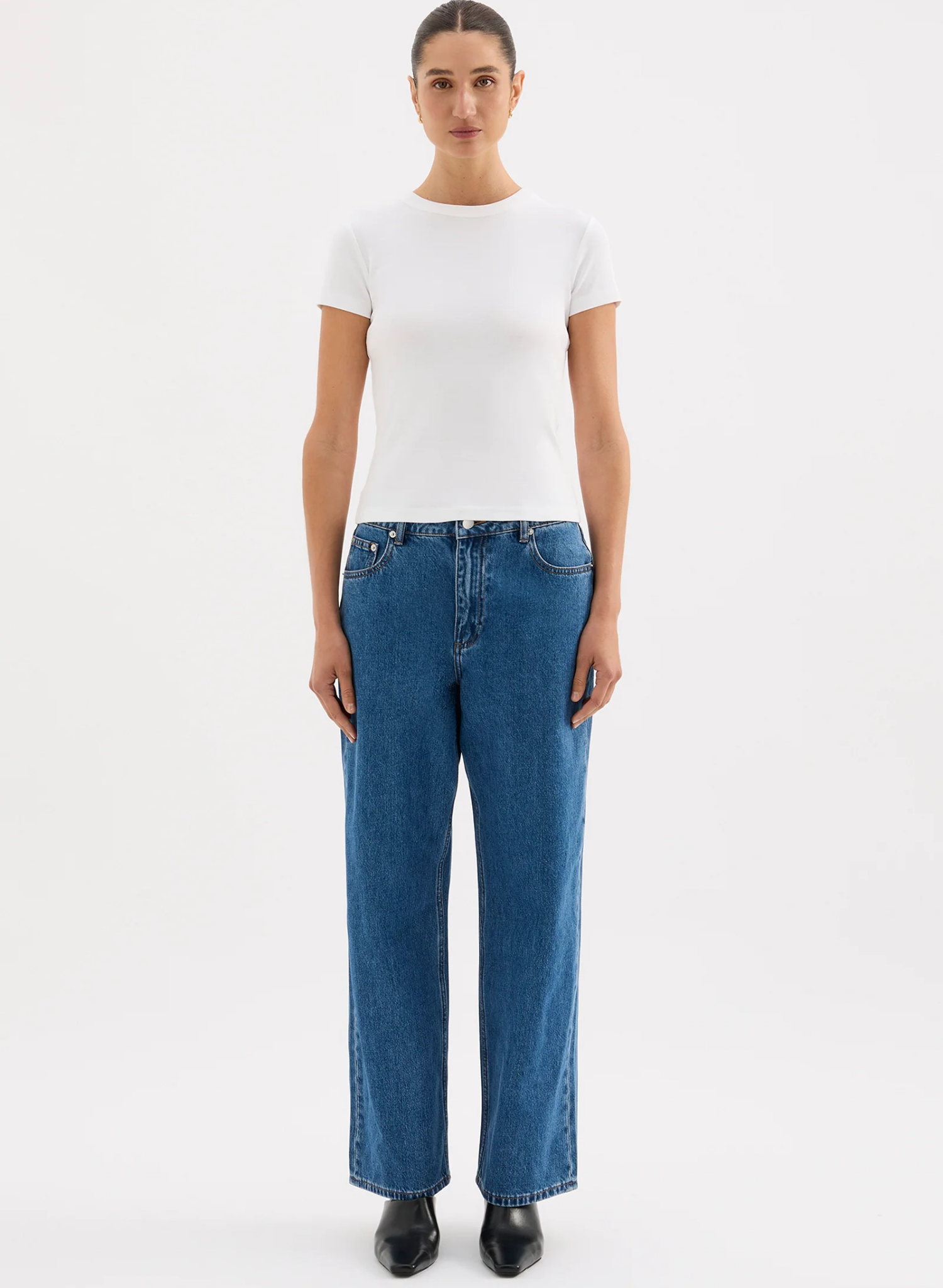 Organic Baby Tee - White