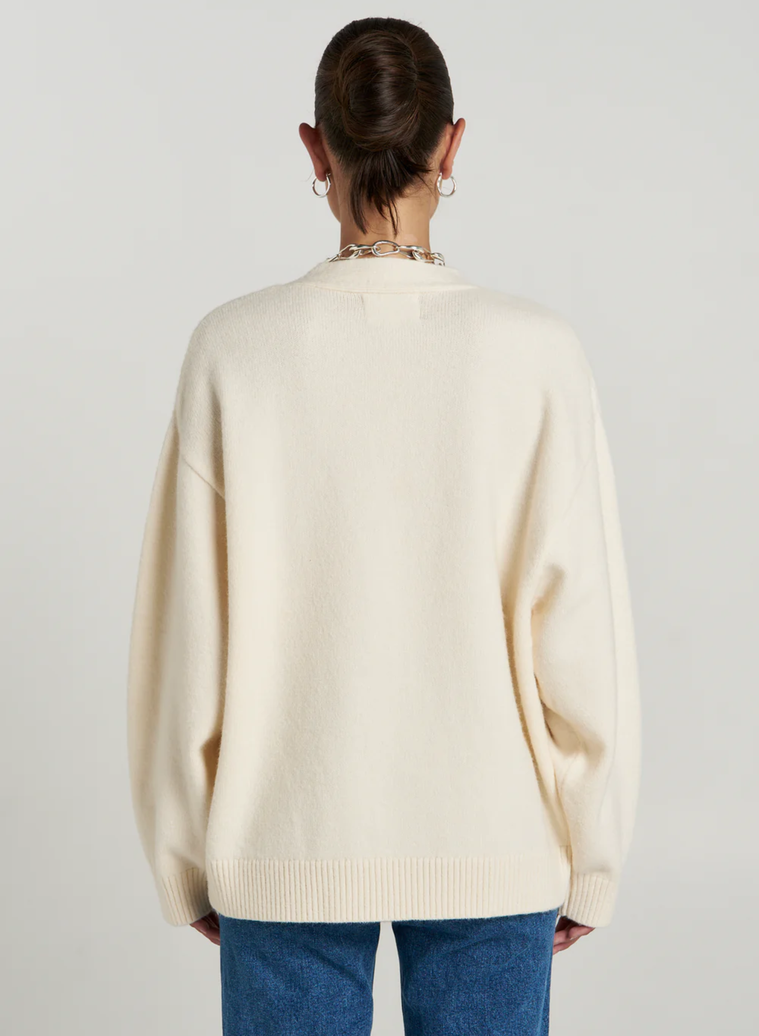 Slouchy Cardigan - Vanilla