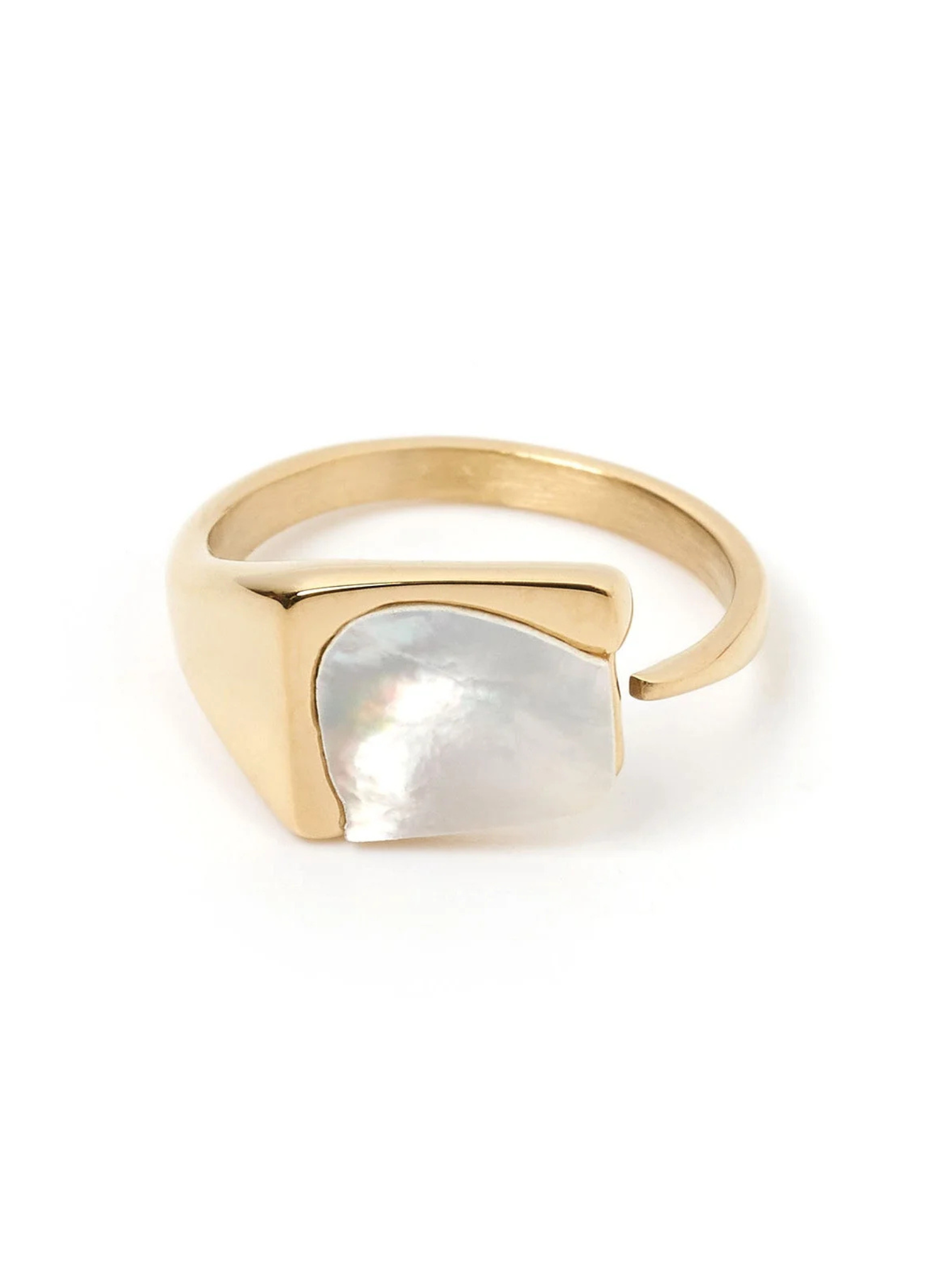Cleo Gold and Mother of Pearl Ring
