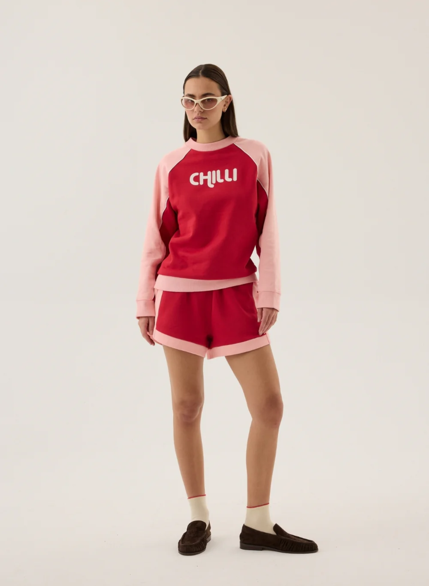 Chilli Sweatshirt - Poppy Red