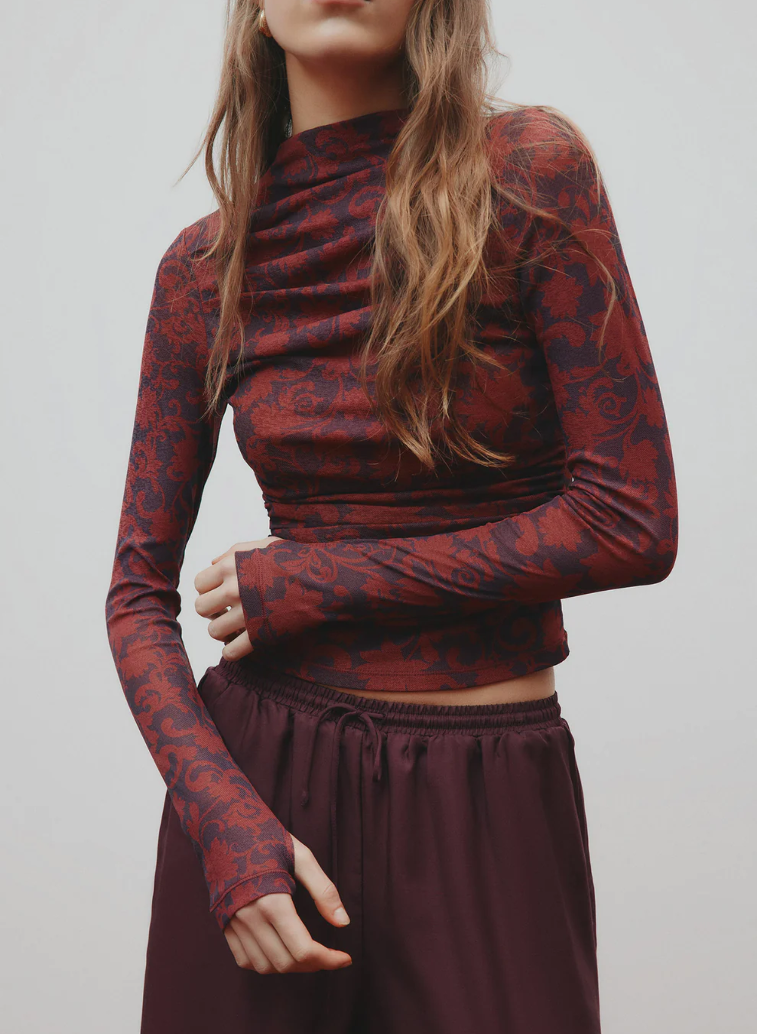 Clementine Mesh Top