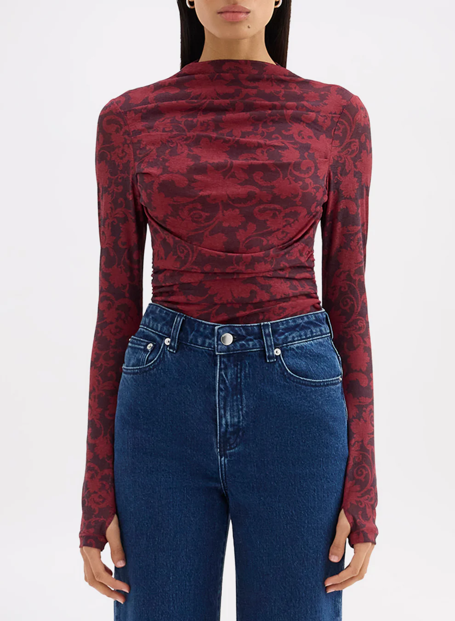 Clementine Mesh Top