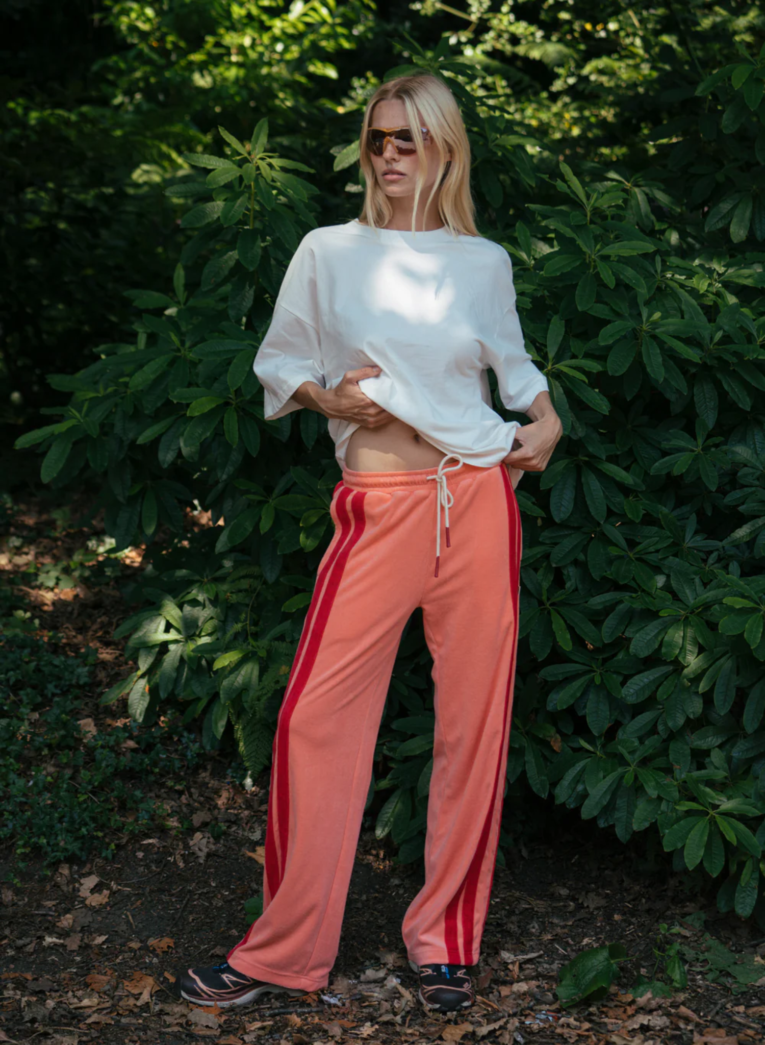 Corfu Terry Pant Bougainvillea Pink
