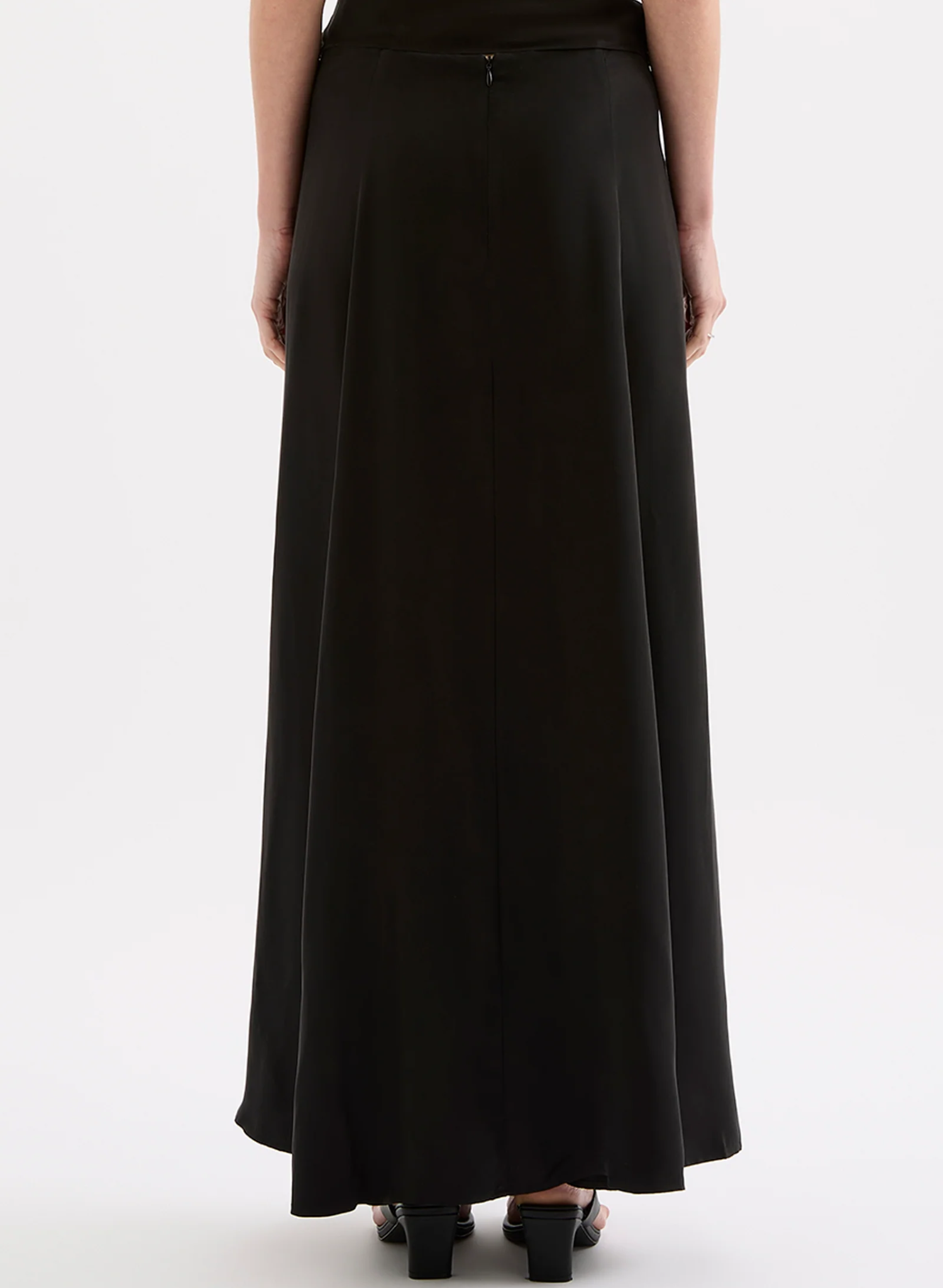 Leon Cupro Maxi Skirt