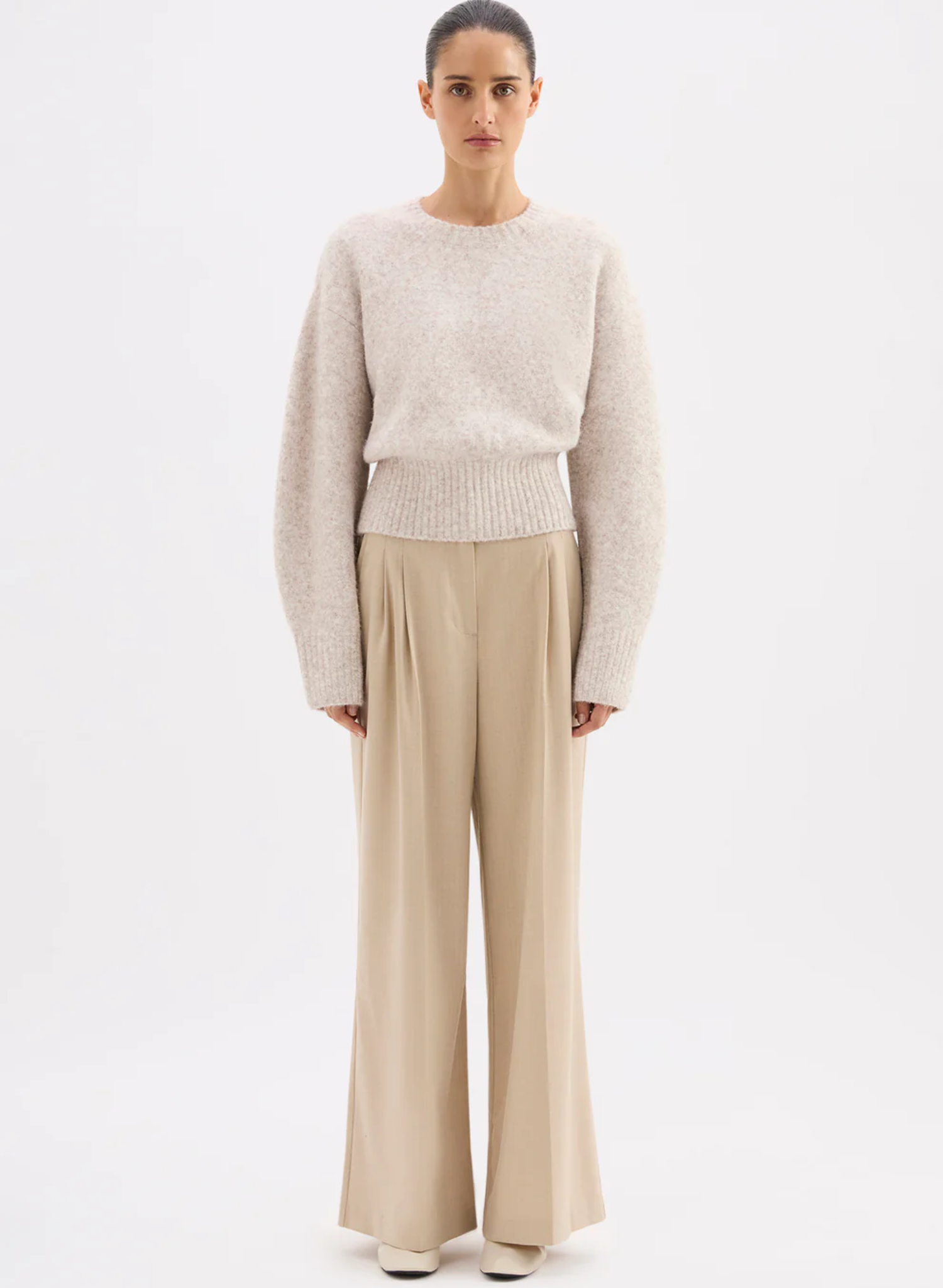 Elsie Knit - Cinder Marle