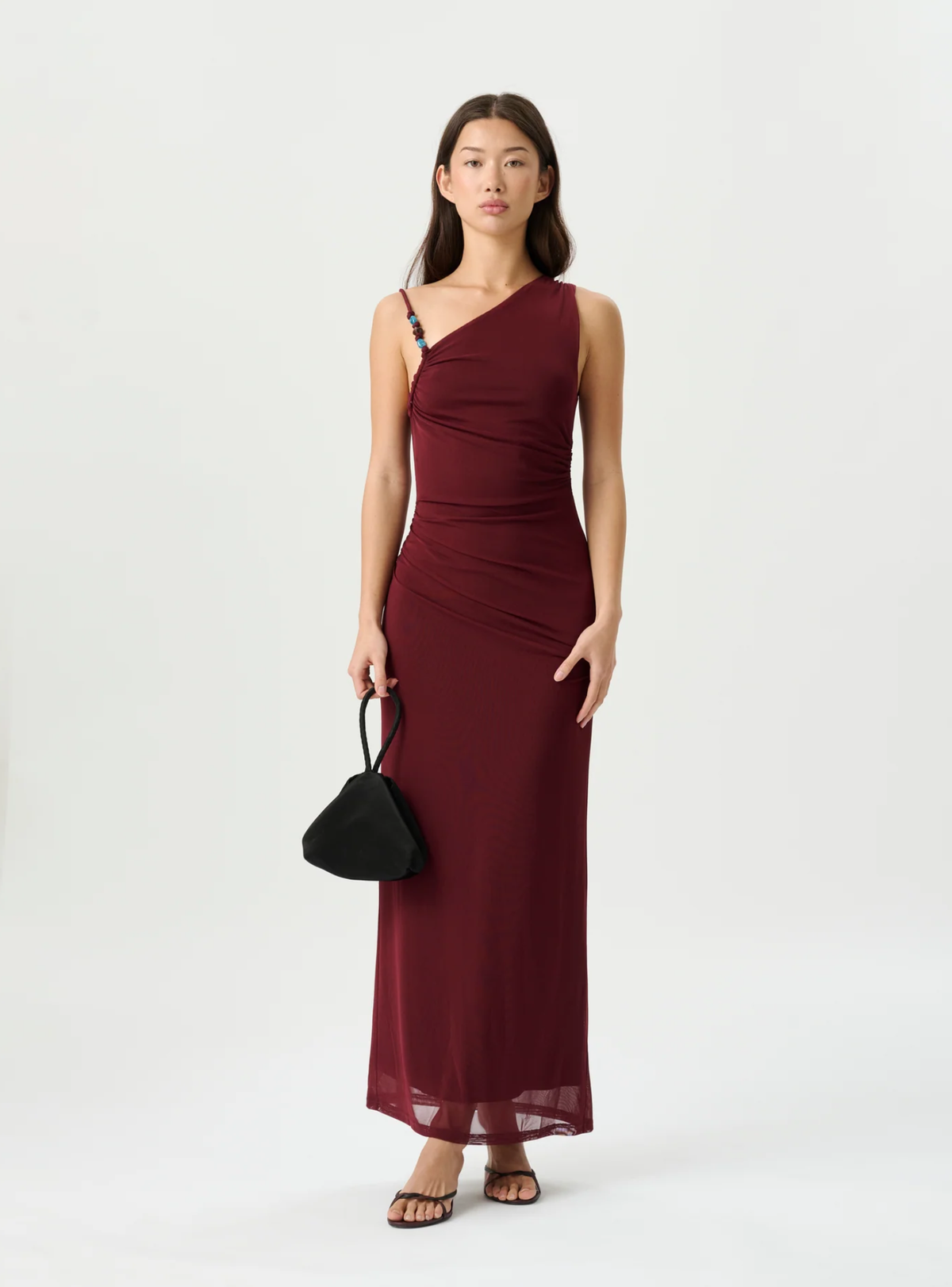 Ember Mesh Dress - Mulberry