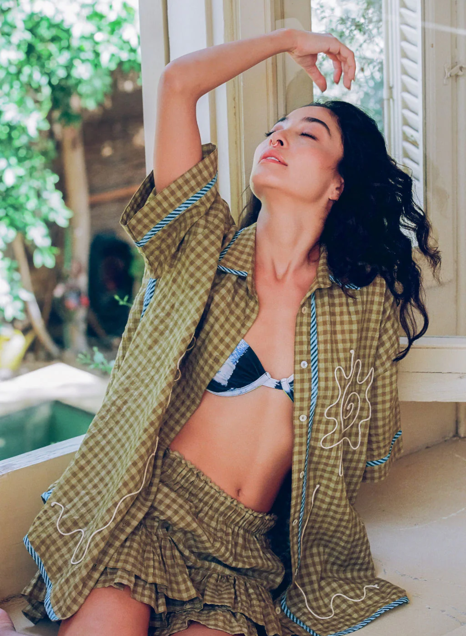 Hulia Check Token Shirt