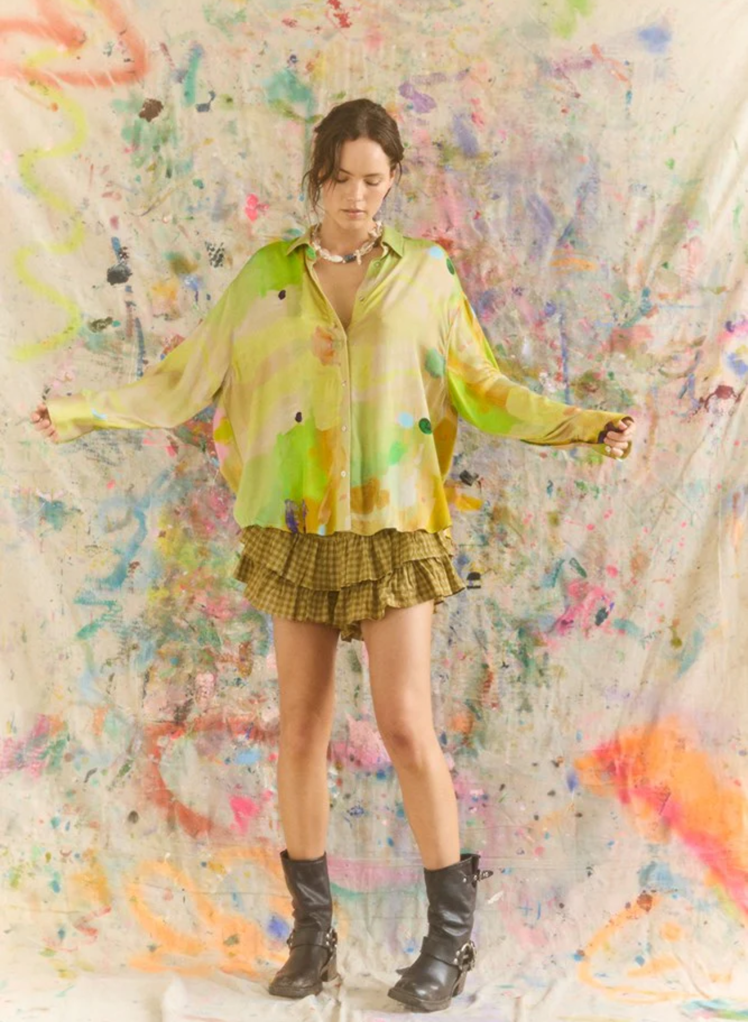 KATE ELIZA Echo Dorato Shirt