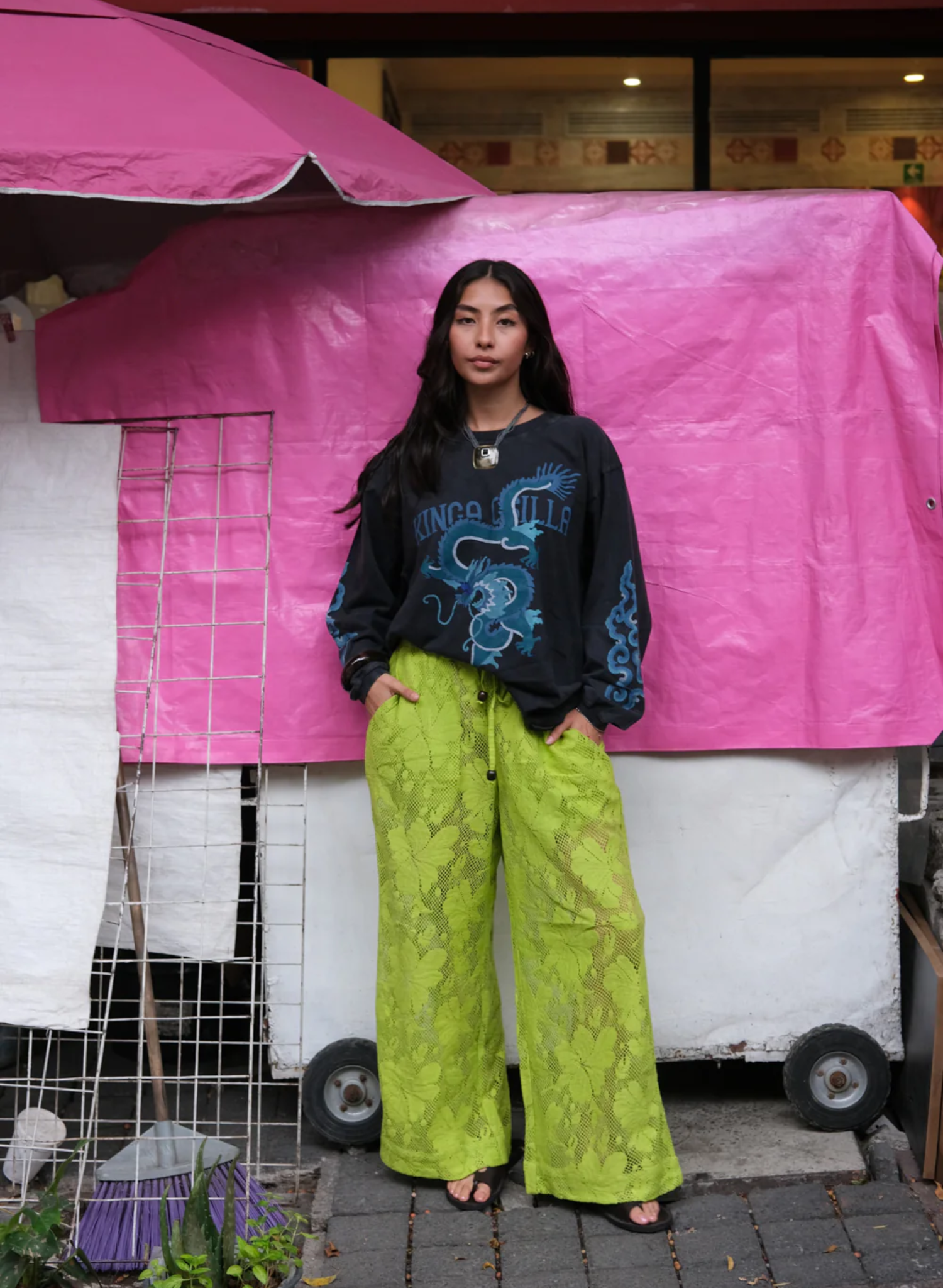 Rex Dragon Roses LS Tee