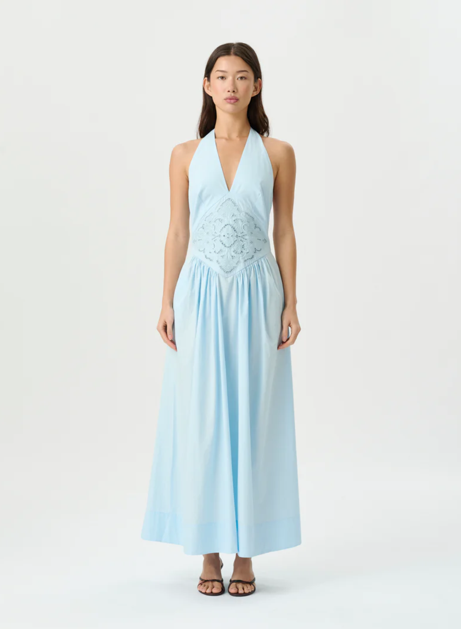 Maddie Dress Powder Blue