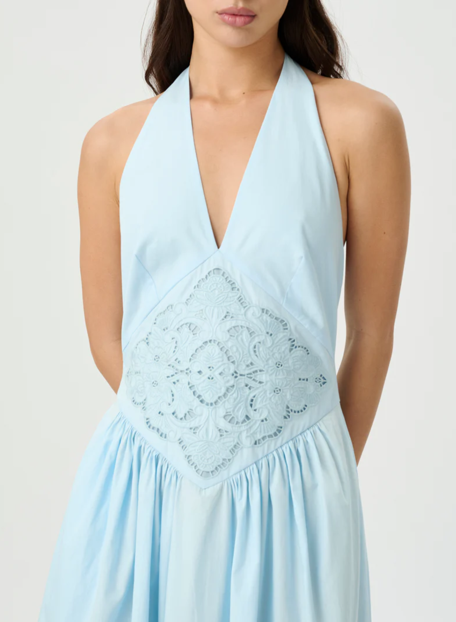 Maddie Dress Powder Blue