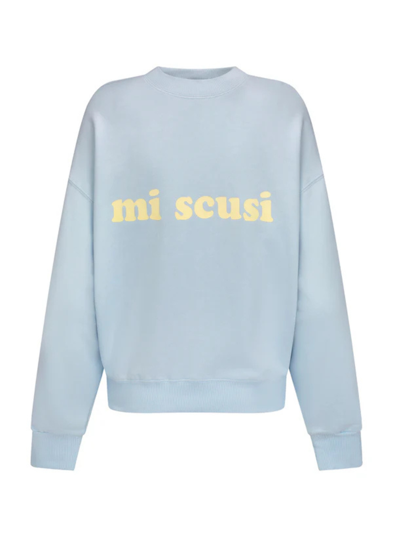 Mi Scusi Sweatshirt Washed Glacier