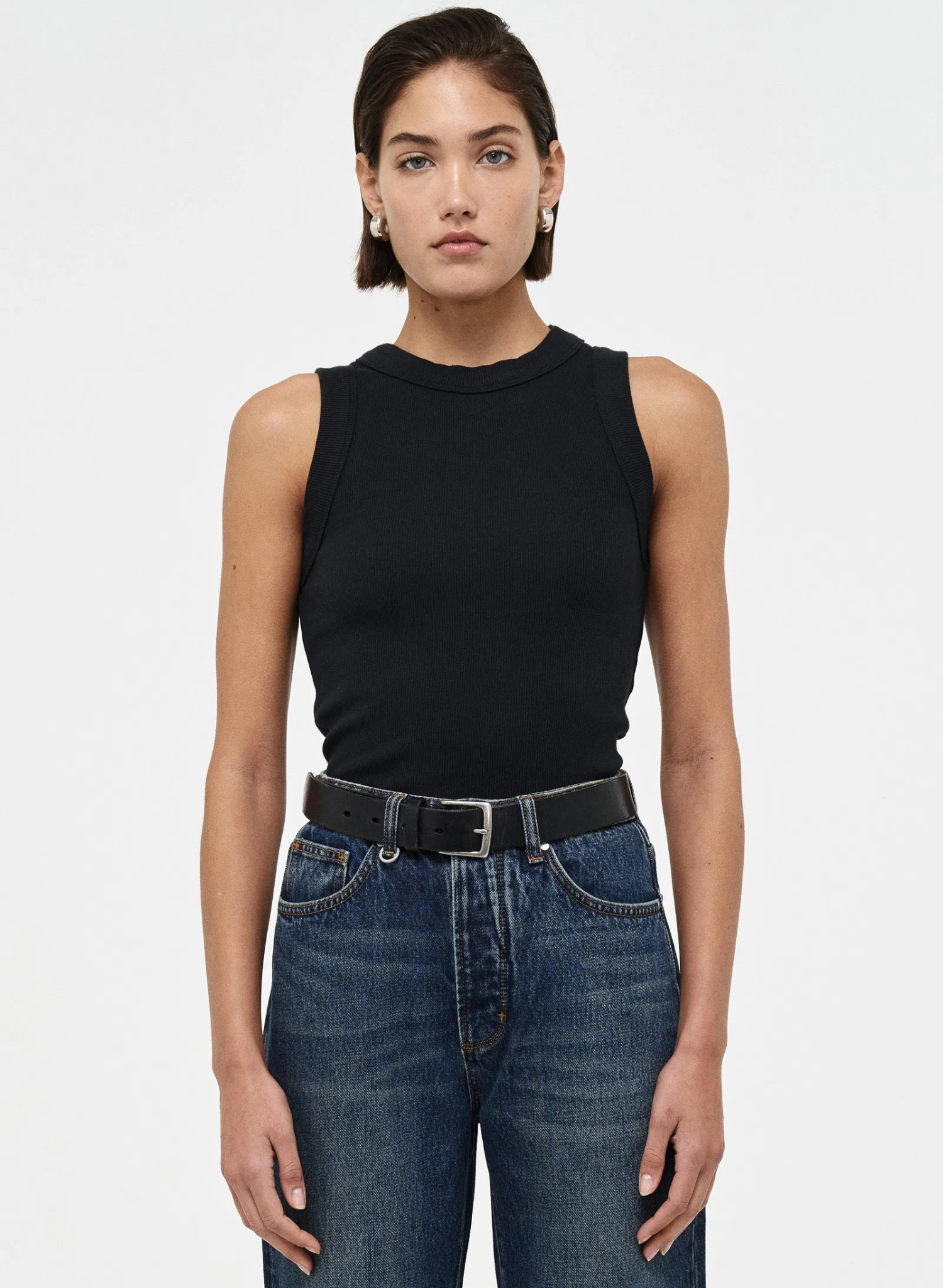 Jonesy Singlet - Black