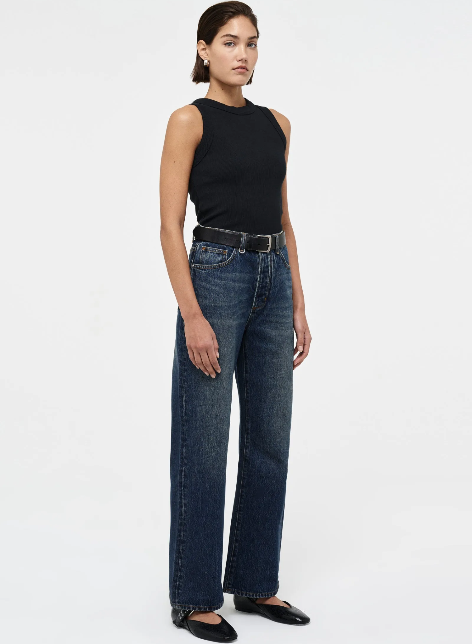 Jonesy Singlet - Black