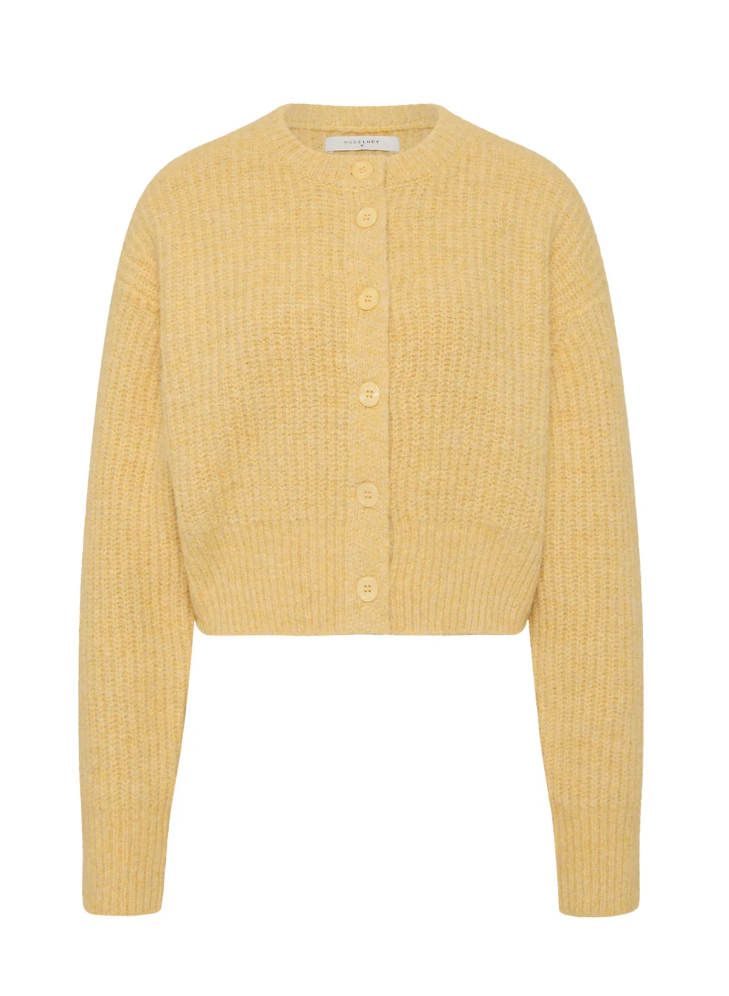 Nixon Cropped Cardigan - Butter