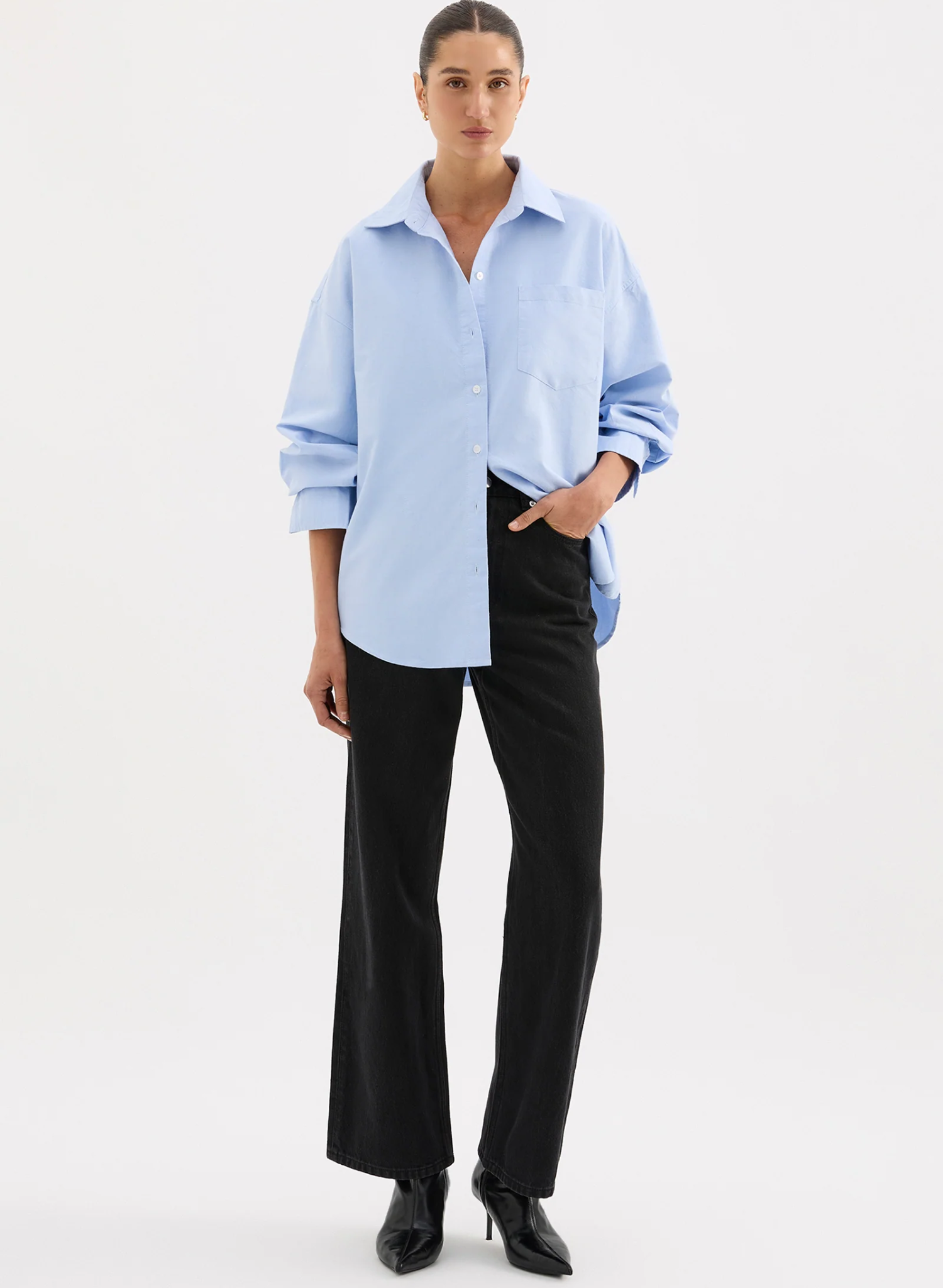 Classic Cotton Shirt - Blue