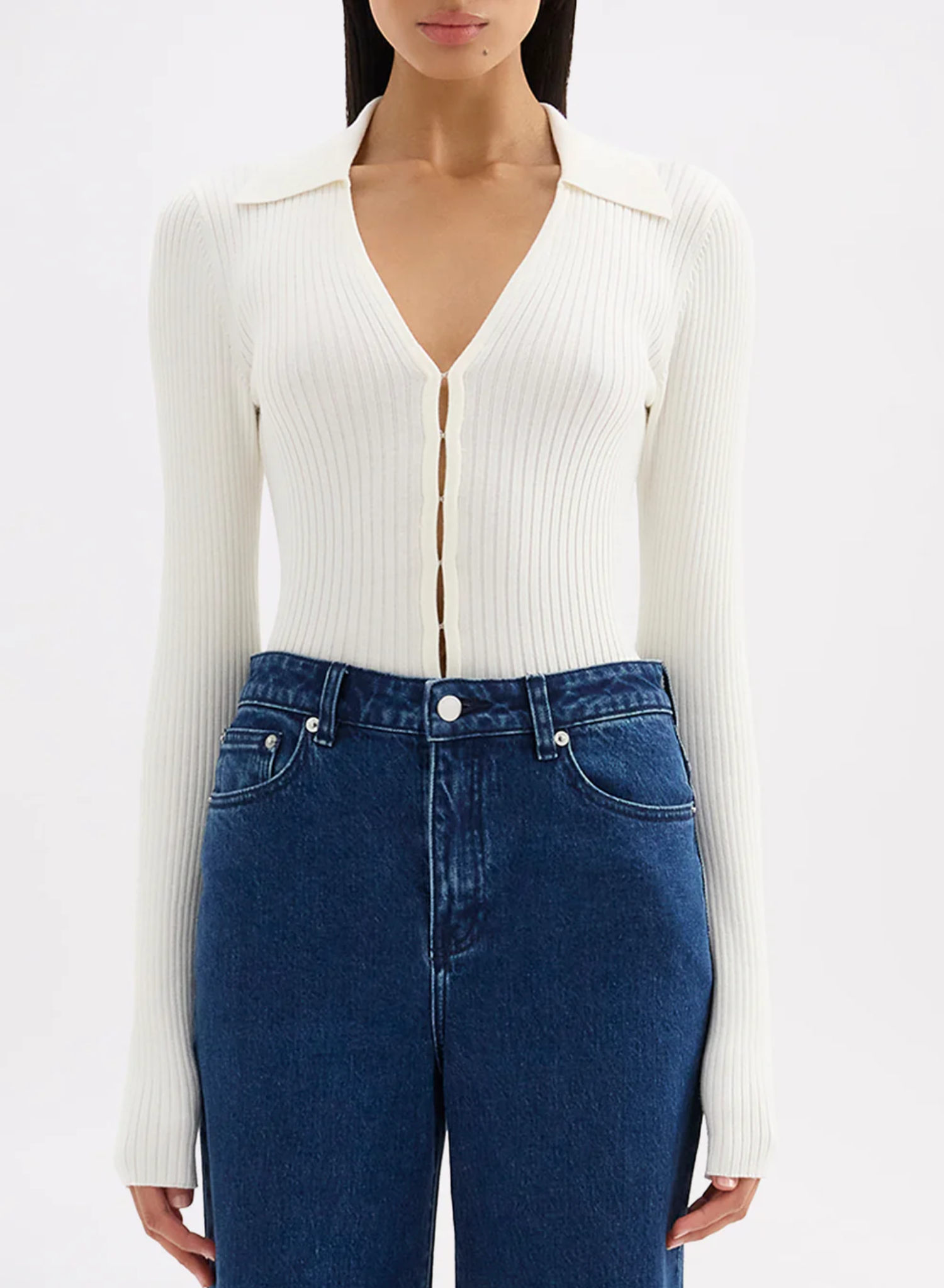 Odette Knit Top - Salt