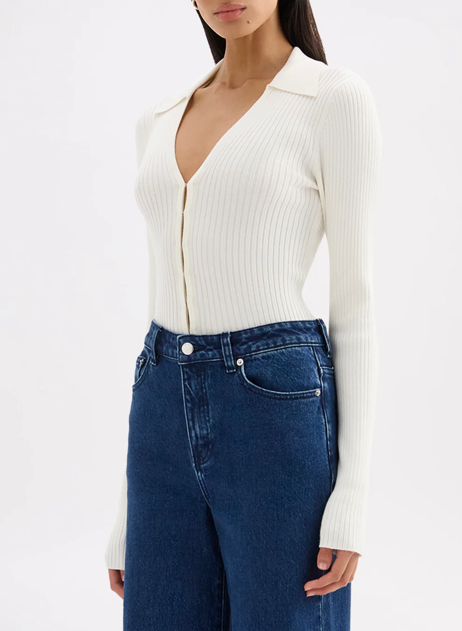 Odette Knit Top - Salt
