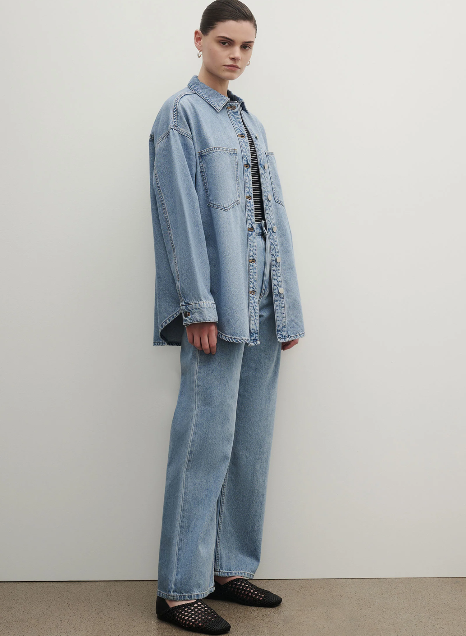 Organic Denim Overshirt