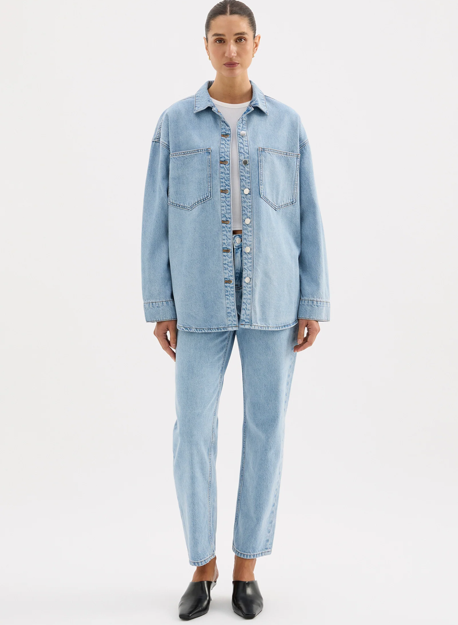 Organic Denim Overshirt