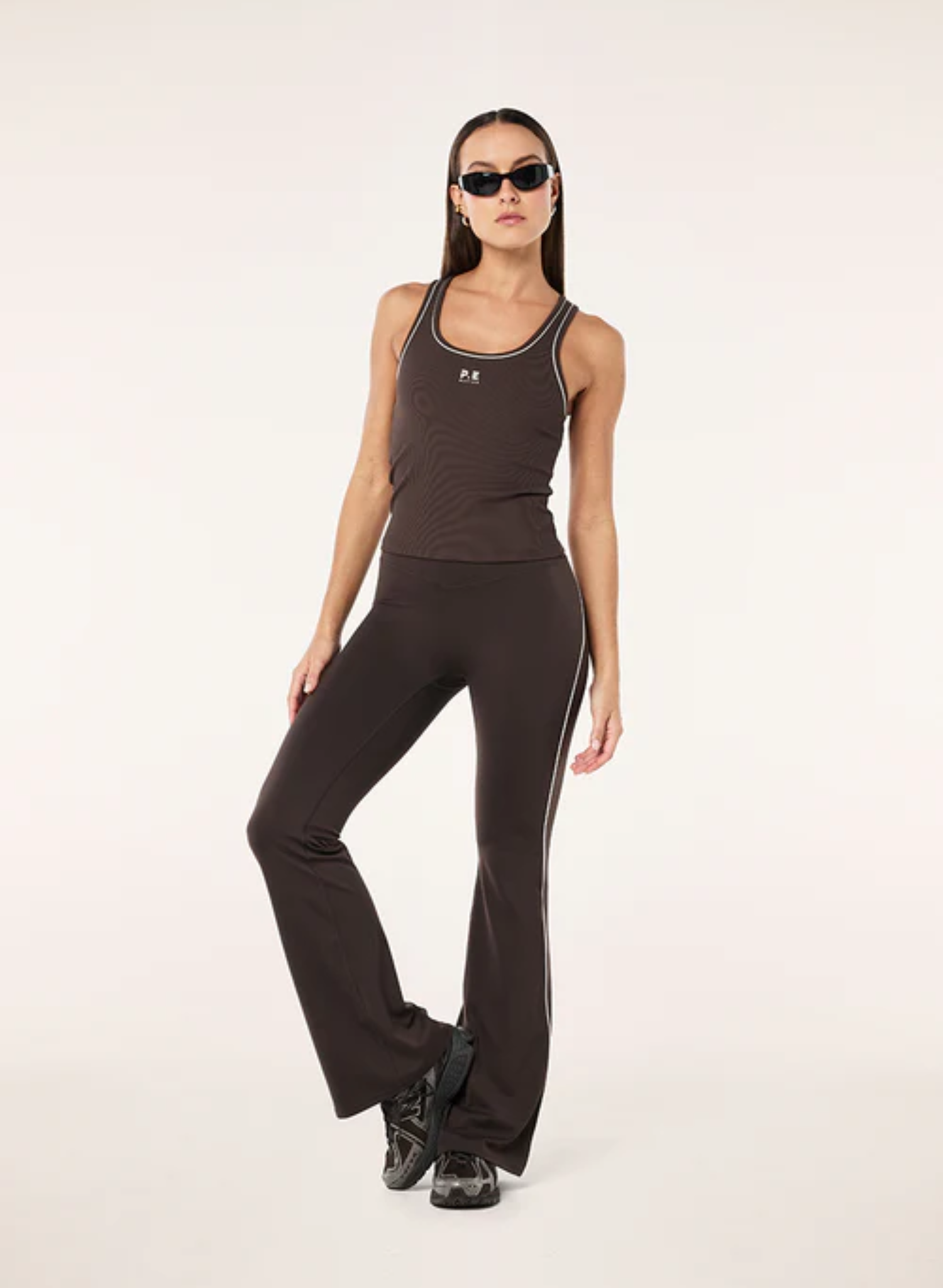 Preview Piping Legging in Coffee