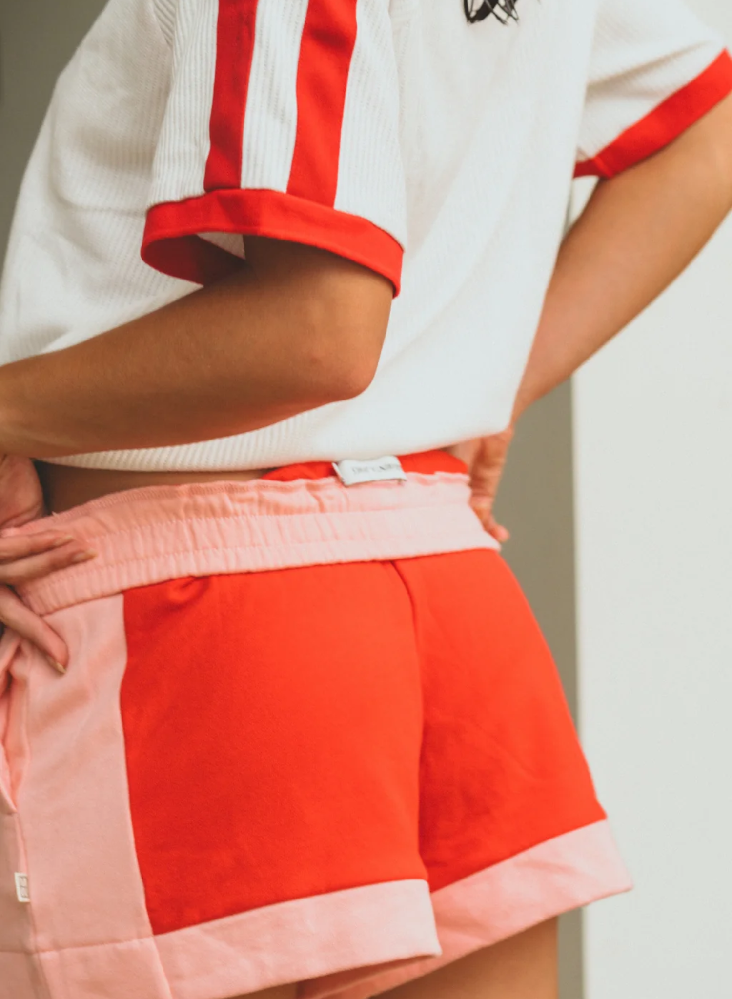 Retro Trackshort - Poppy Red