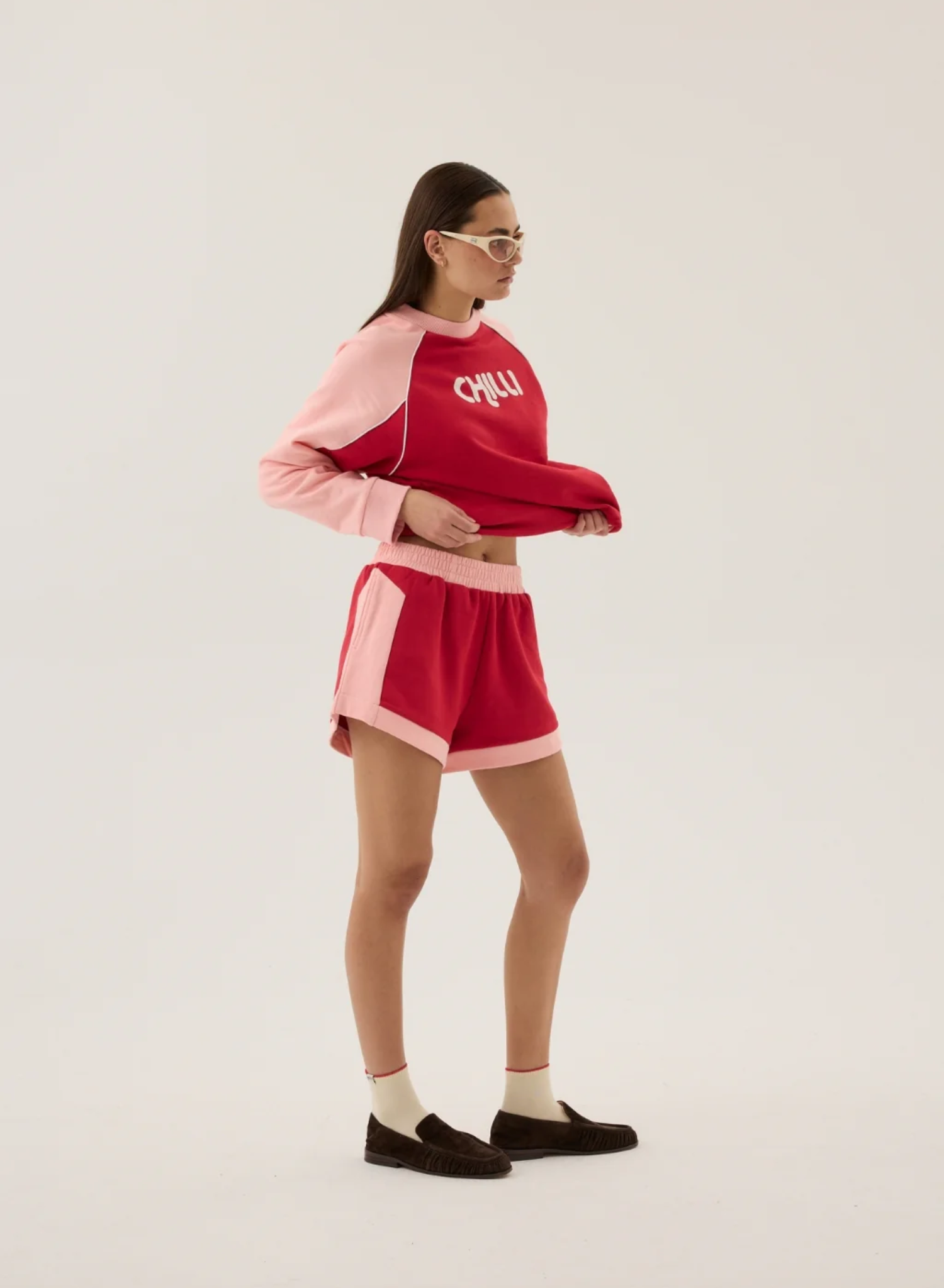 Retro Trackshort - Poppy Red