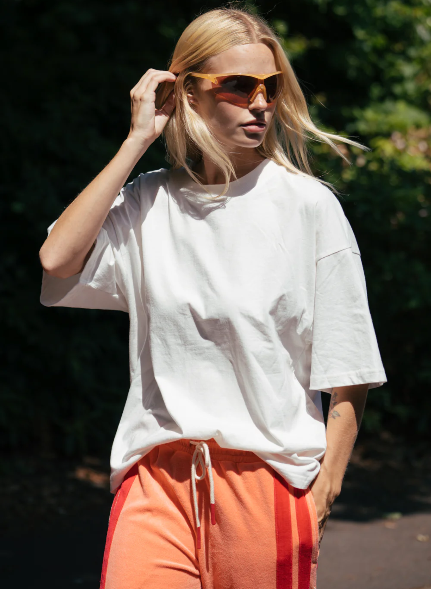 Santorini Oversized Tee Warm White