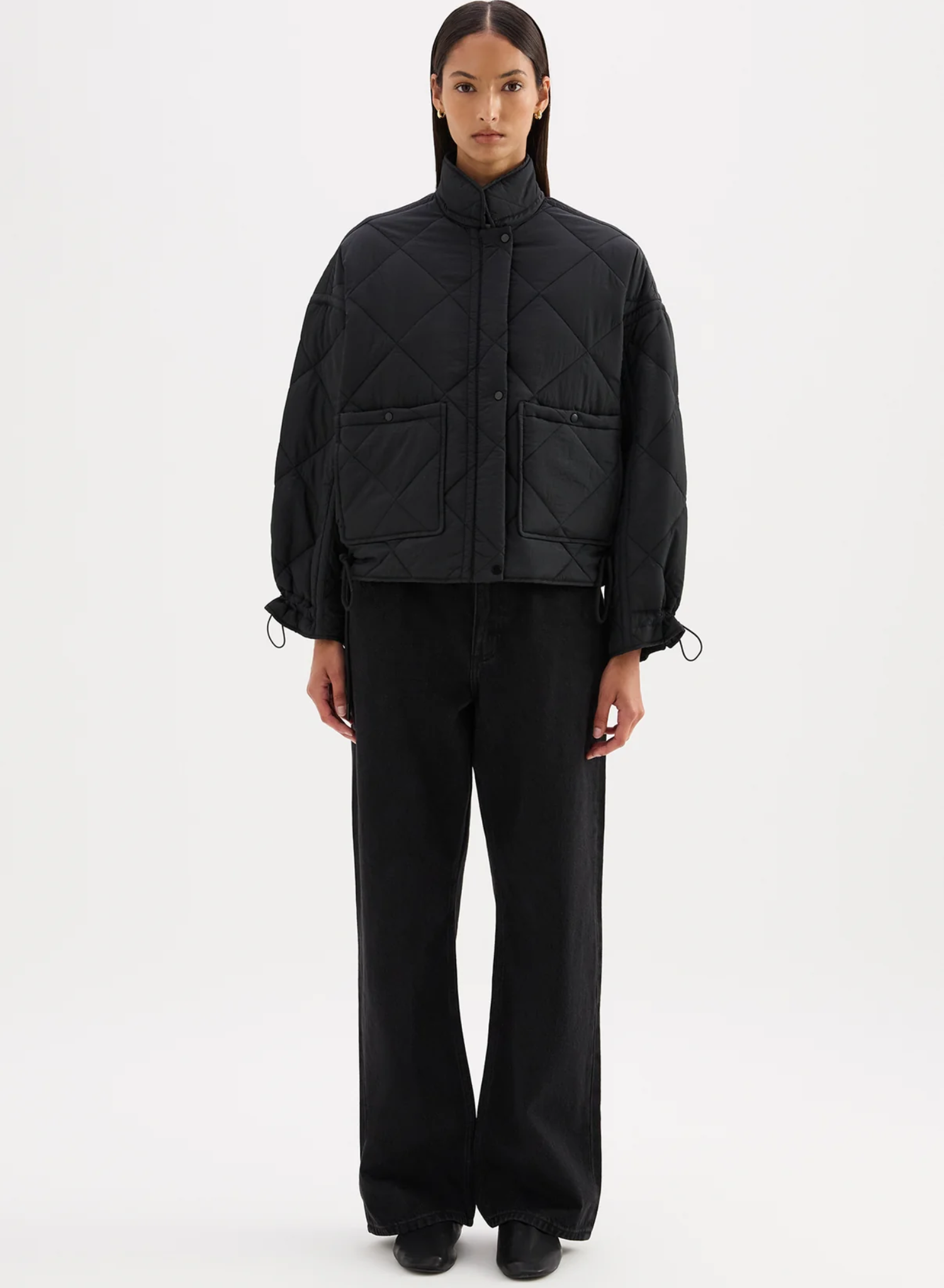 Sloane Puffer Jacket - Black