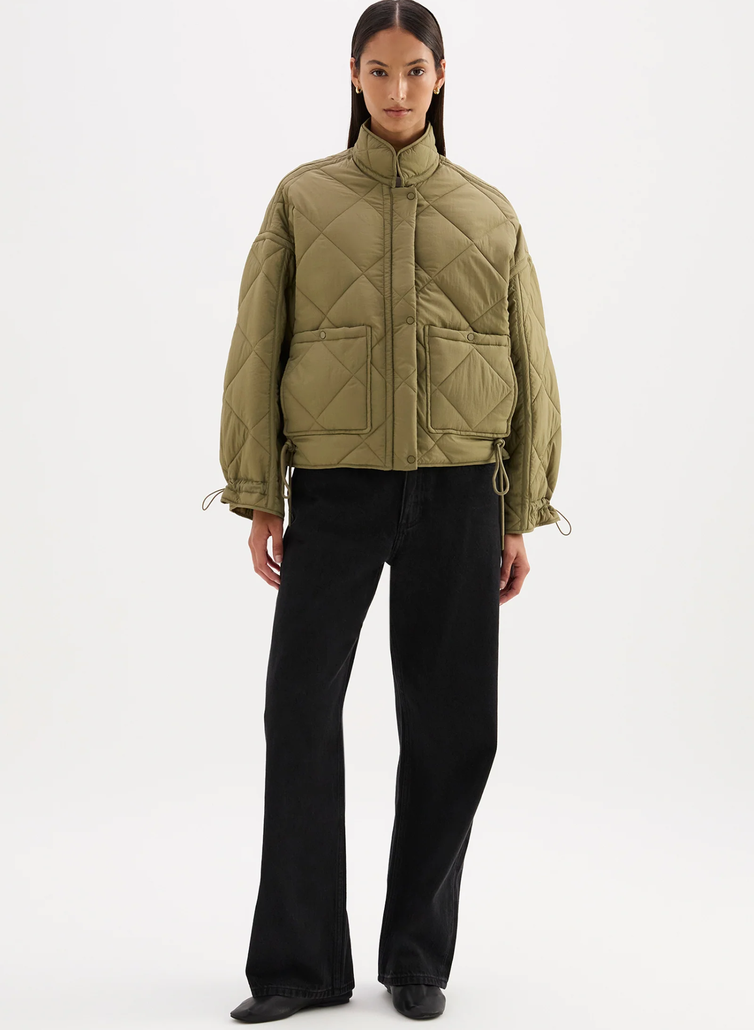 Sloane Puffer Jacket - Sage