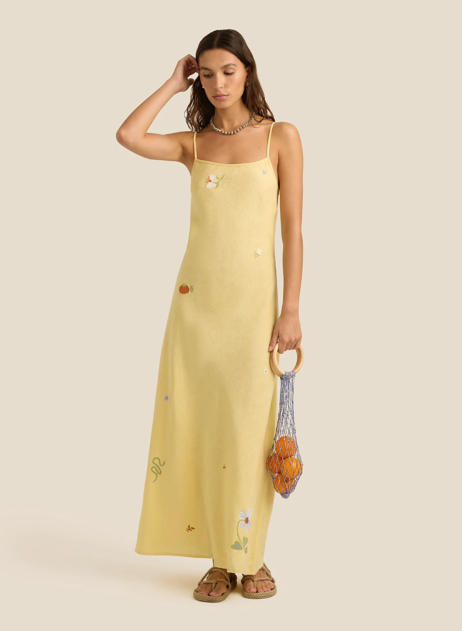 Lana Dress - Charm Embroidery