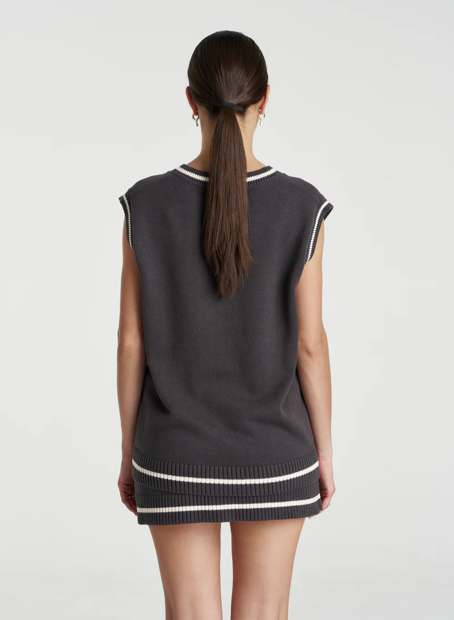 Summi Knit Vest - Shadow