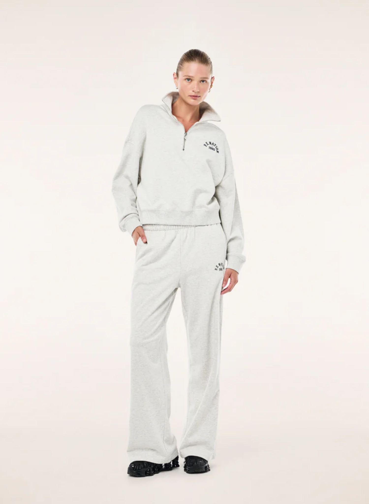 Swerve Trackpant in Grey Marle