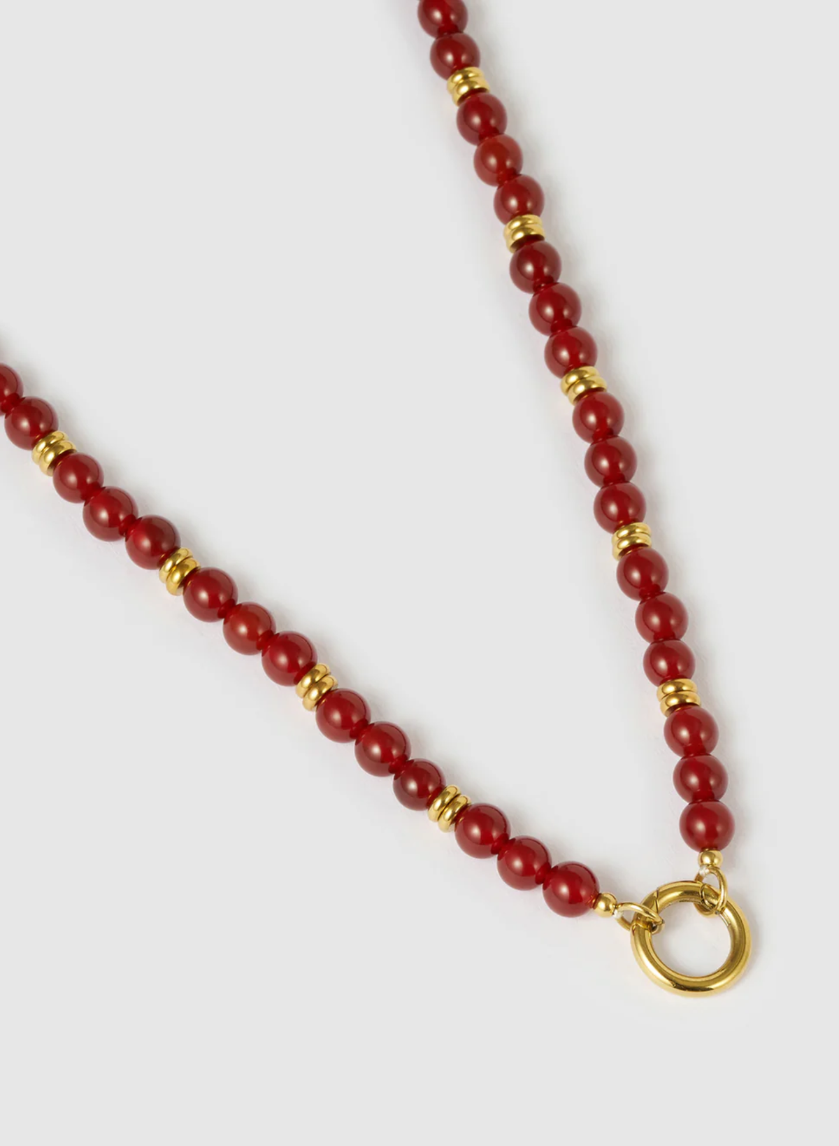 Tallulah Necklace - Red Agate