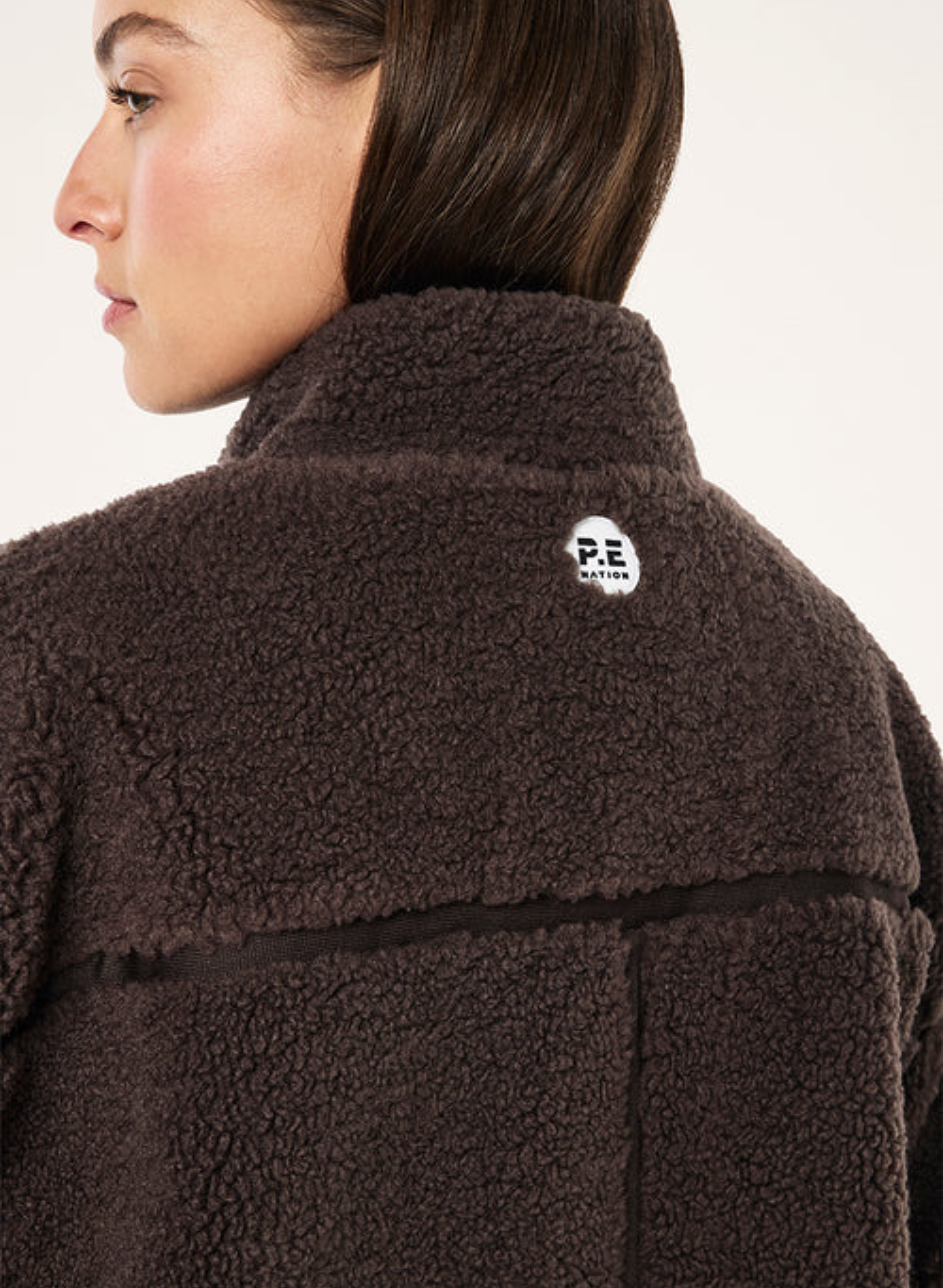 Surge Teddy Jacket in Coffee