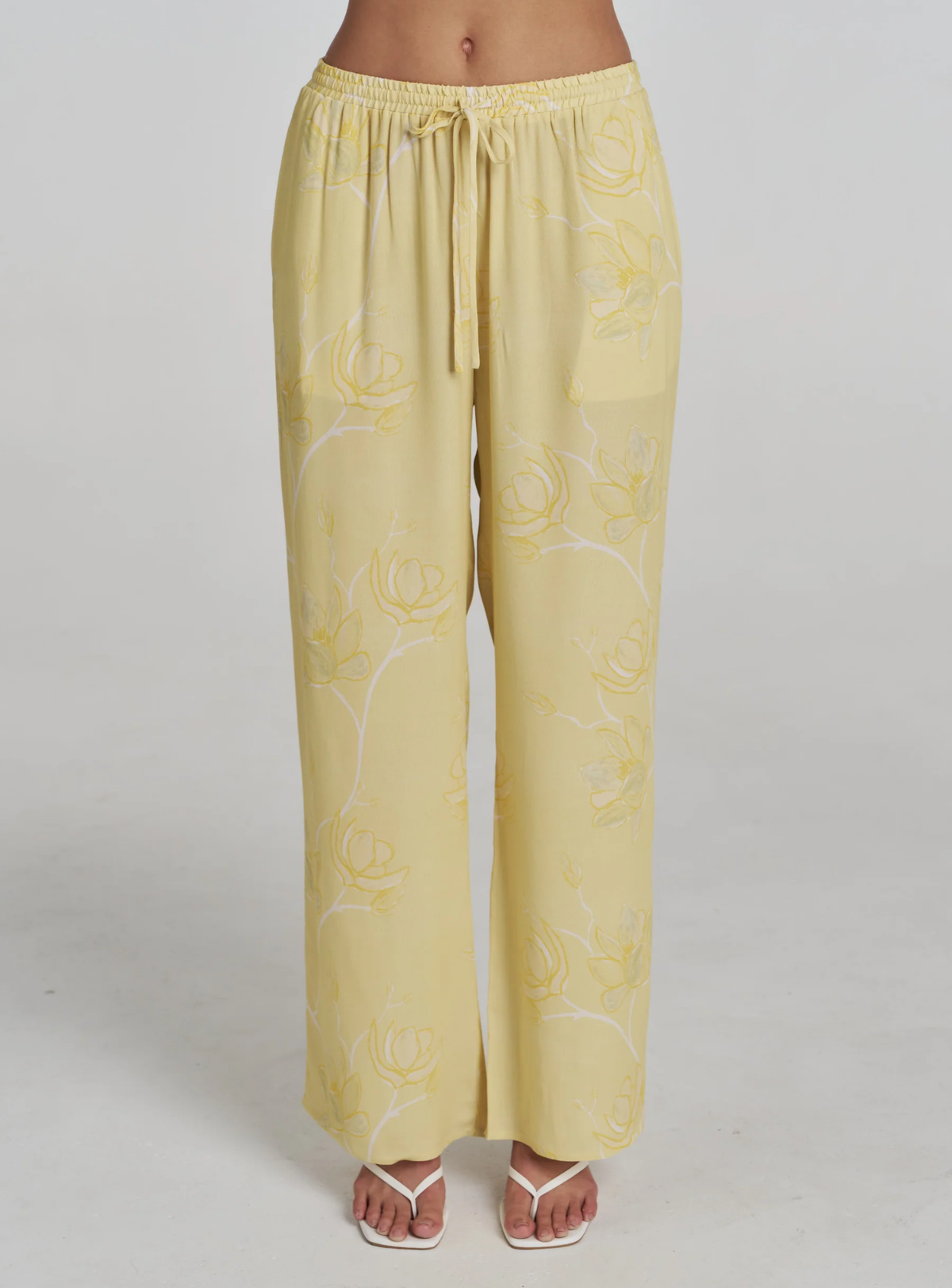 Elastic Waist Pant - Magnolia