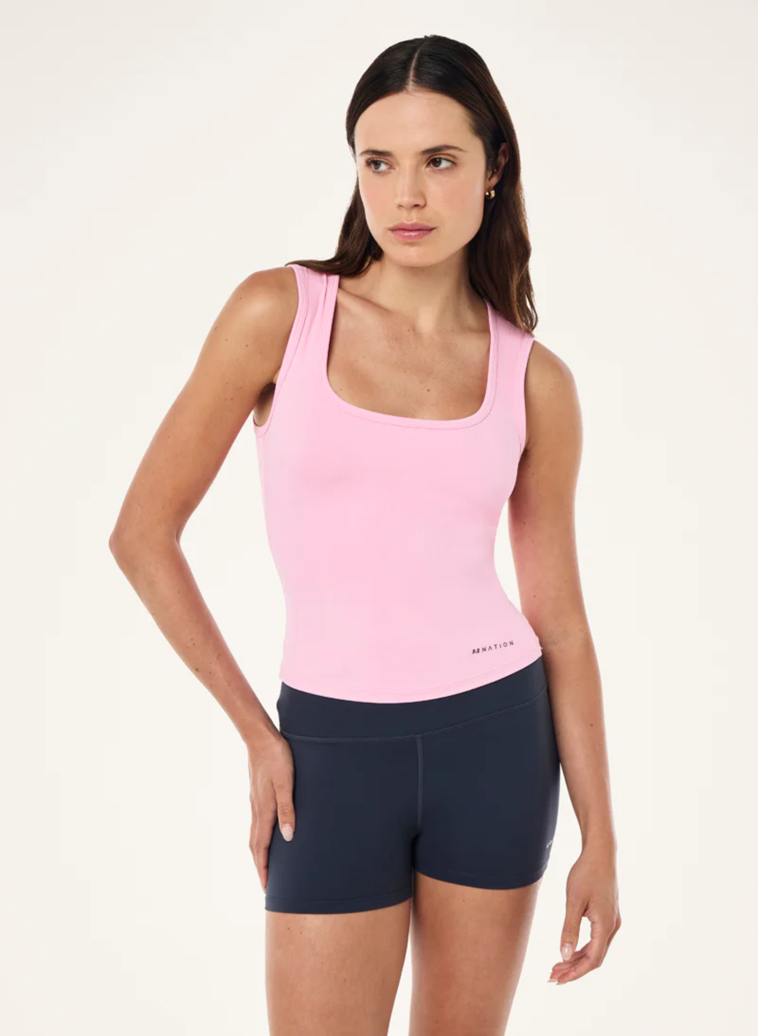 Refine Scoop Tank in Prism Pink